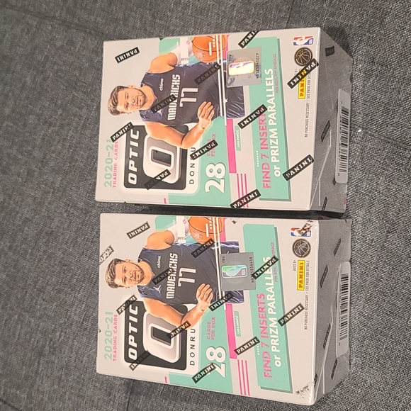Lot of 2 2020-2021 Panini Donruss Optics blaster boxes factory sealed